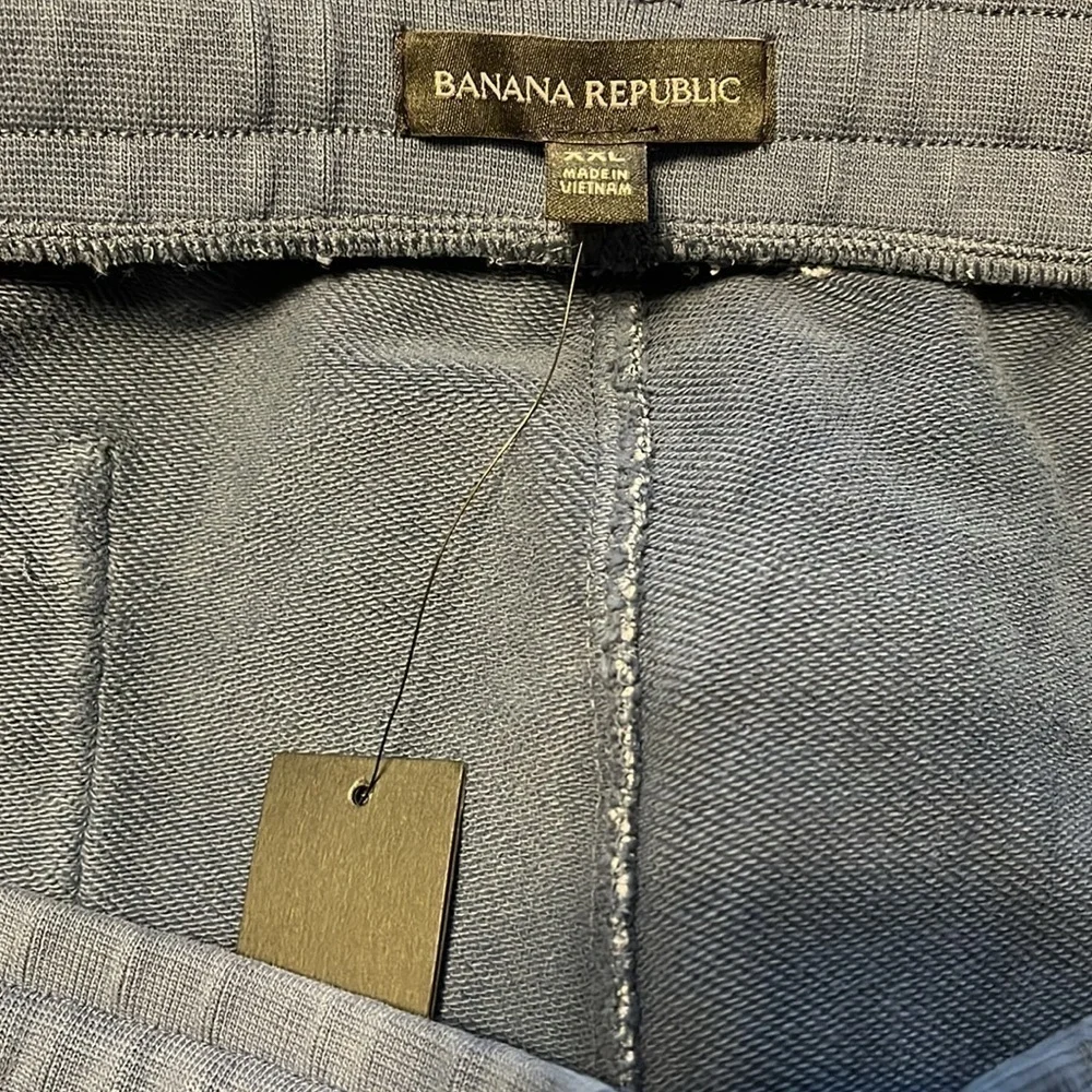 Men’s NWT XXL Banana Republic Blue Lounge Shorts 8” Inseam.